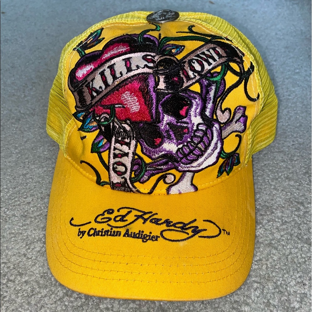 ED HARDY TRUCKER HAT